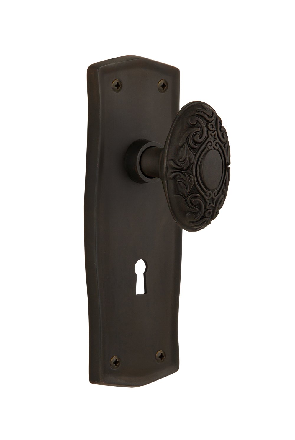 Nostalgic Warehouse Prairie Plate with Keyhole Victorian Knob - 2.375