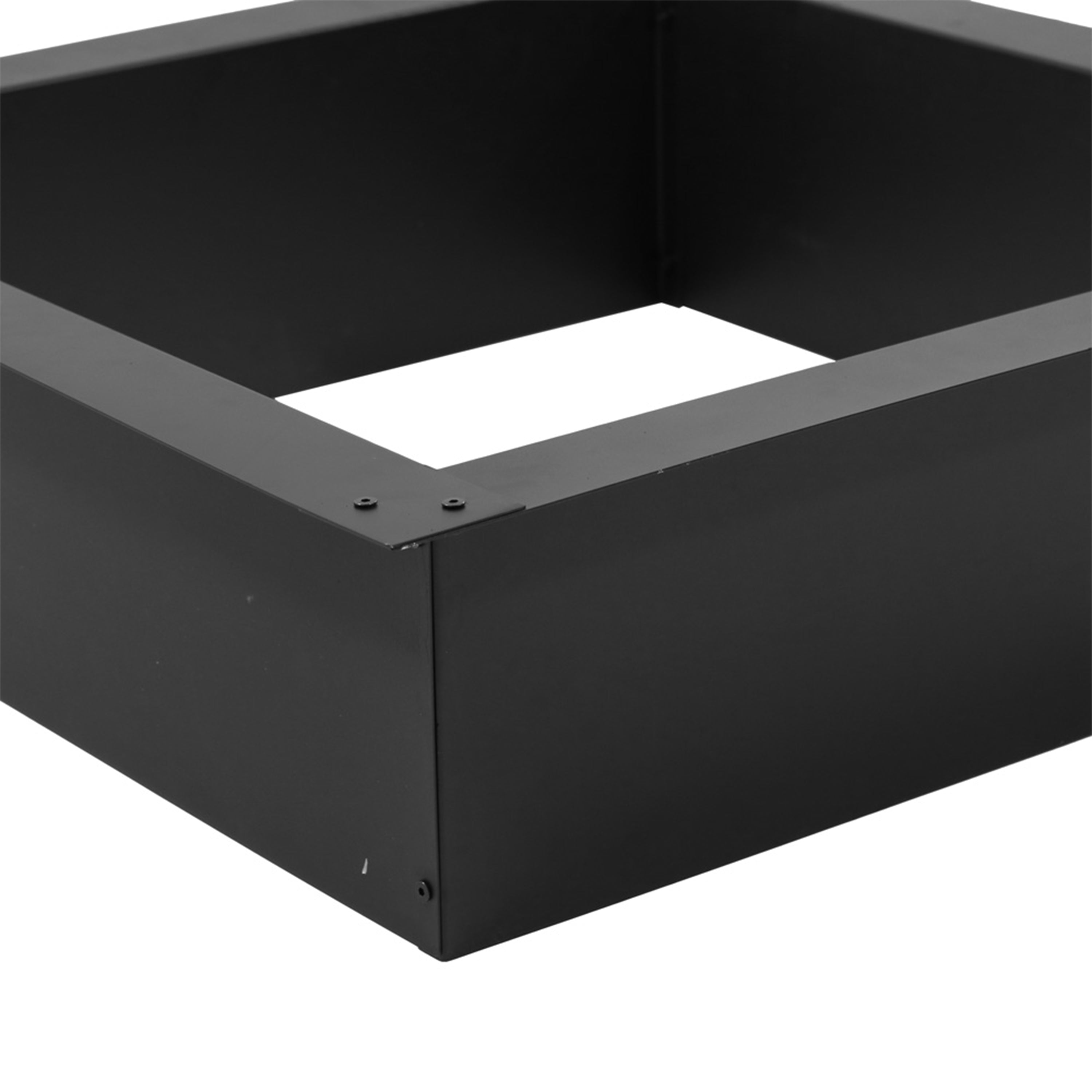 Heavy Duty Steel Square Fire Pit Insert - Durable Outdoor Fire Pit for Backyard, Patio, and Camping - Perfect for Roasting Marshmallows and Warm Gatherings