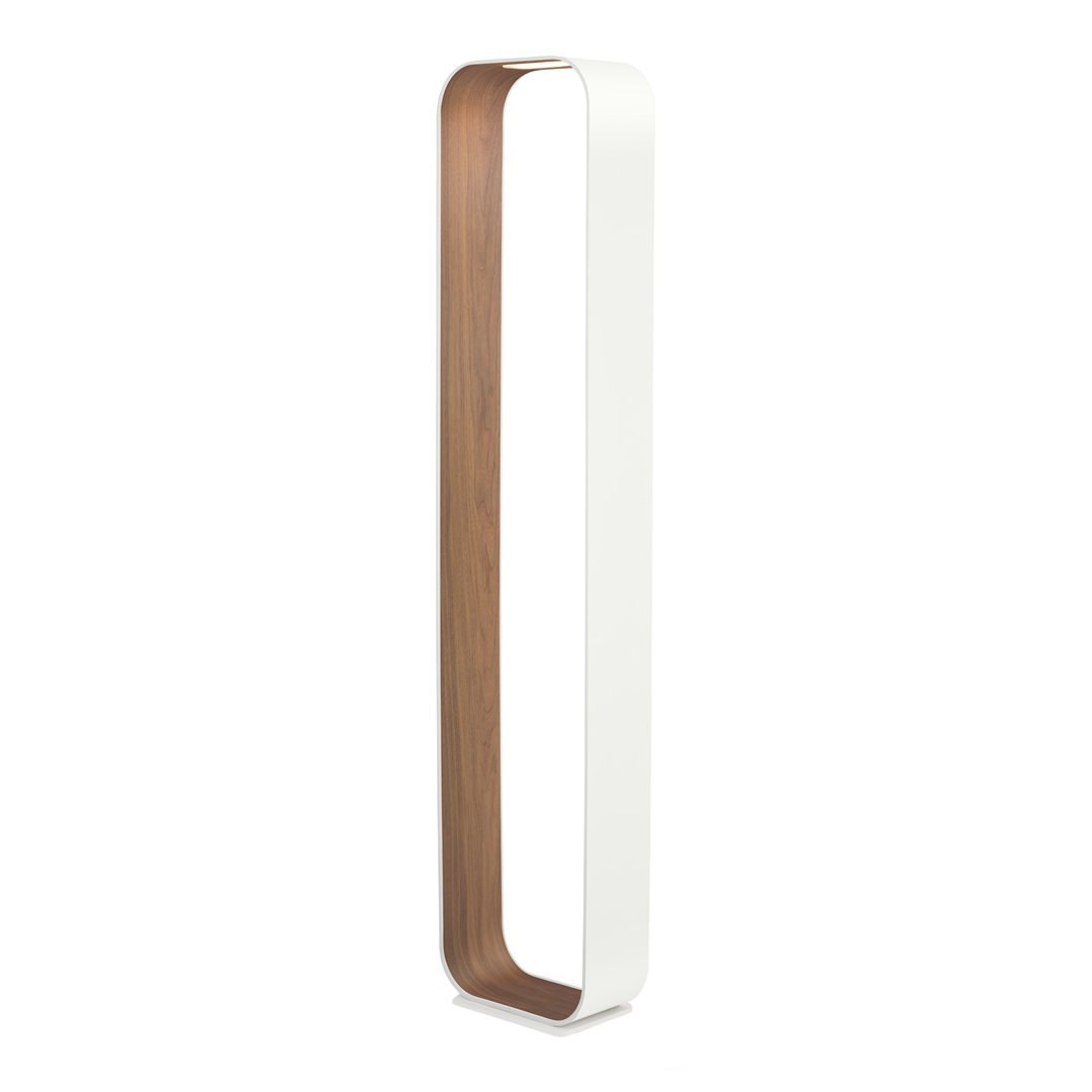 Modern Contour Floor Lamp for Living Room - Adjustable LED Standing Light with Remote Control, Perfect for Reading, Relaxing & Home Decor