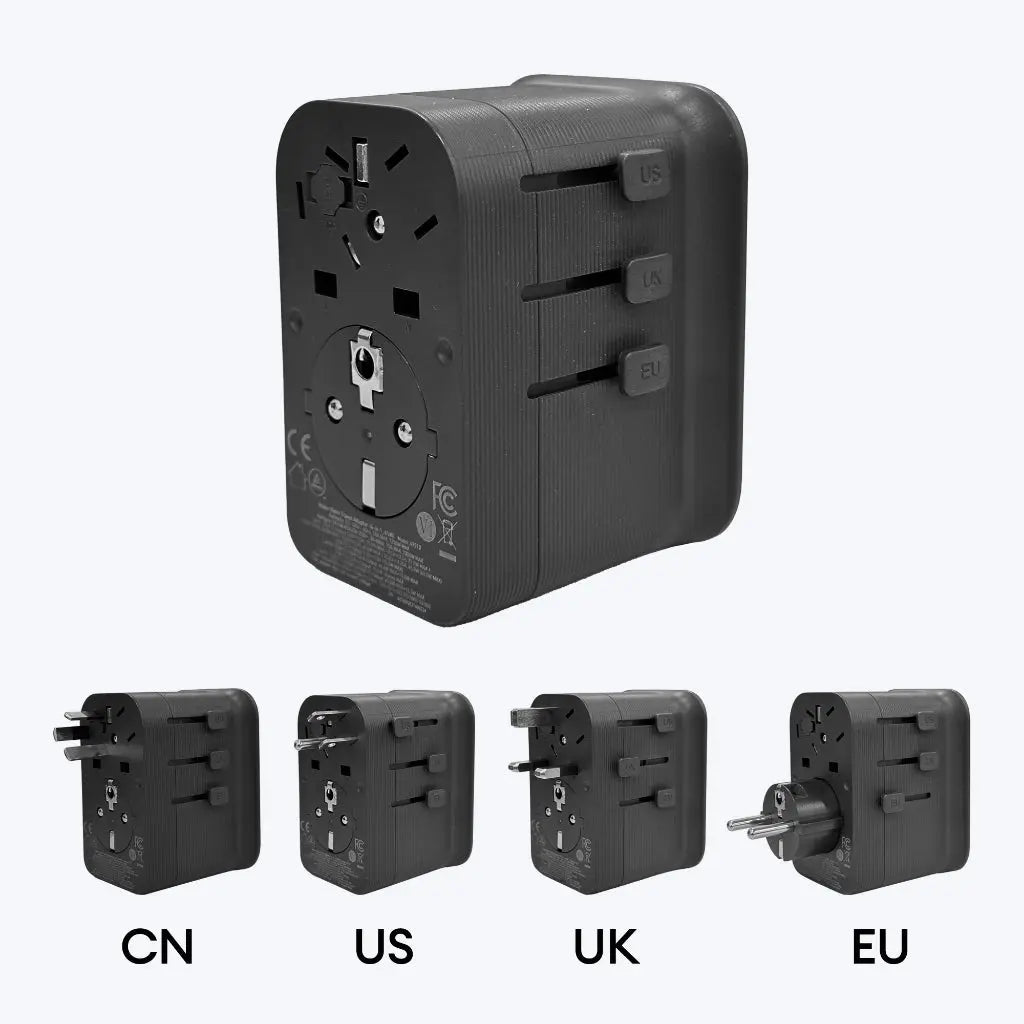Anker PowerExtend 65W USB-C Travel Adapter with GaN Technology - Compact Worldwide Charger for Laptop, Phone & Tablet - Perfect for Business Travel & International Vacations