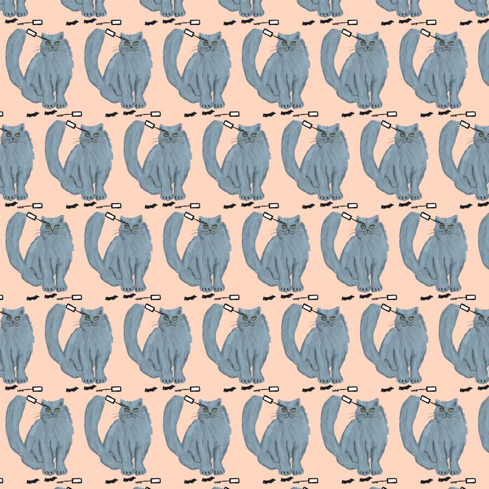 GRAPHICS & MORE Mascara Cat Gift Wrap Paper Rolls - Perfect for Birthday, Christmas & Party Gifts Wrapping