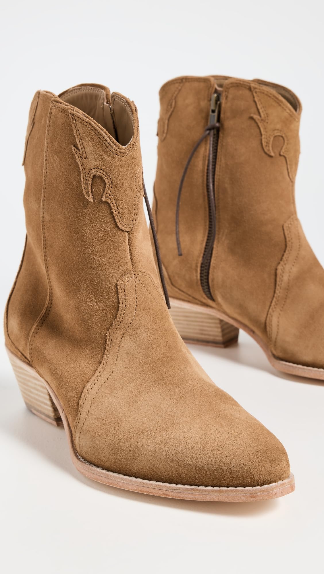 Free People Women's New Frontier Western Boot - Stylish Cowgirl Ankle Boots for Country Music Festivals & Fall Fashion