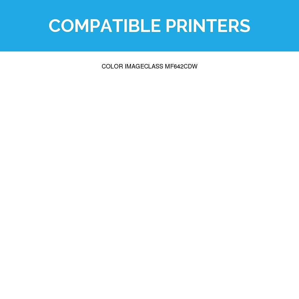 LD Compatible Toner Cartridge 3-Pack for Canon 054H High Capacity (Cyan, Magenta, Yellow) - Works with Canon Color imageCLASS MF642Cdw | Reliable Printing for Office & Home Documents, Photos & Presentations
