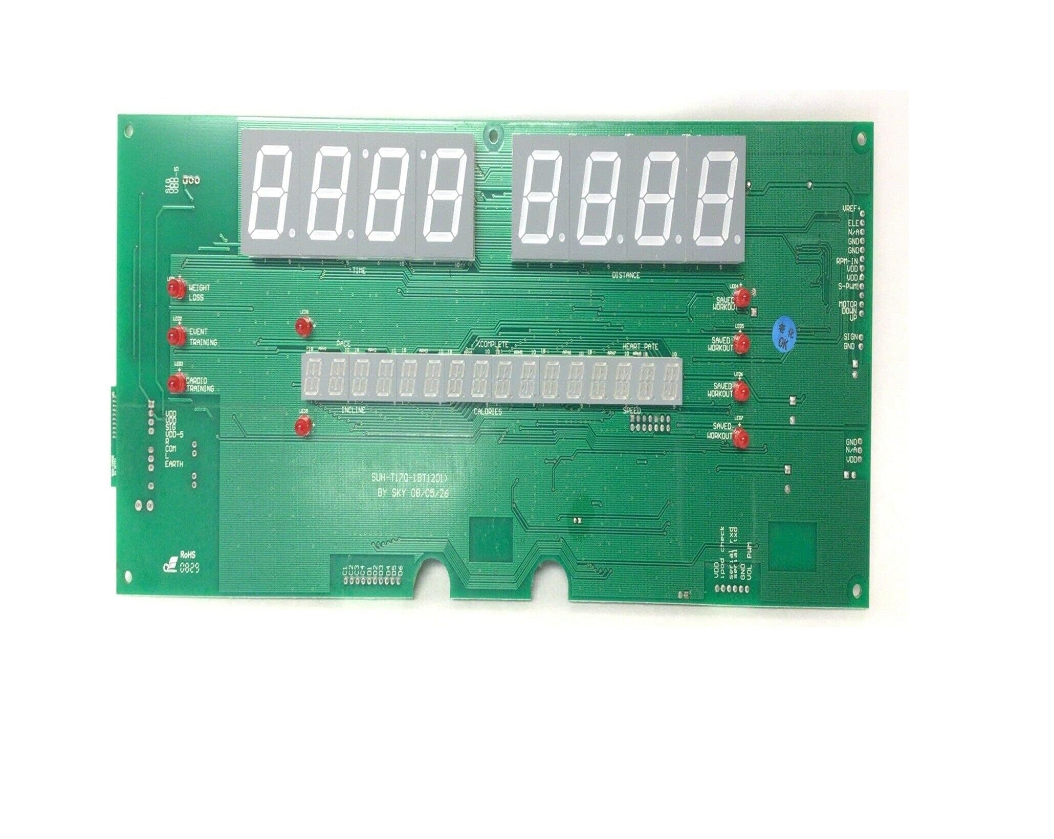 Treadmill Display Console Electronic Circuit Board 1000092359 - Replacement Part for Fitness Equipment | Perfect for Home Gym Repairs & Maintenance