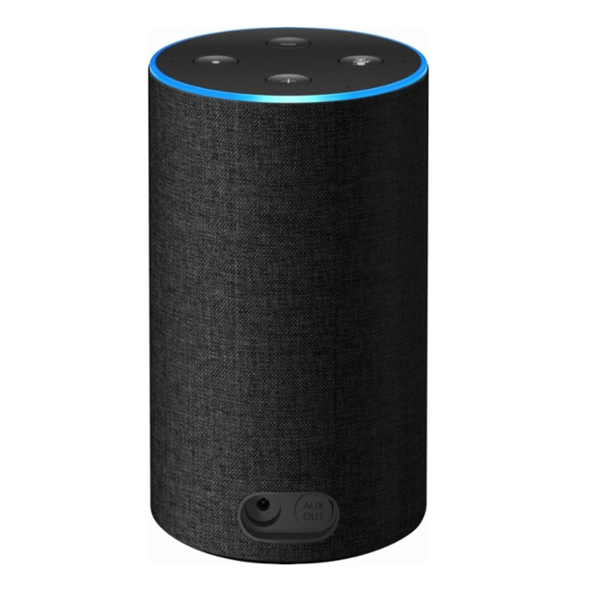 Amazon Echo (2nd Gen) Smart Speaker with Alexa - Charcoal Fabric - Voice Control, Smart Home Hub, Music Streaming for Living Room & Bedroom