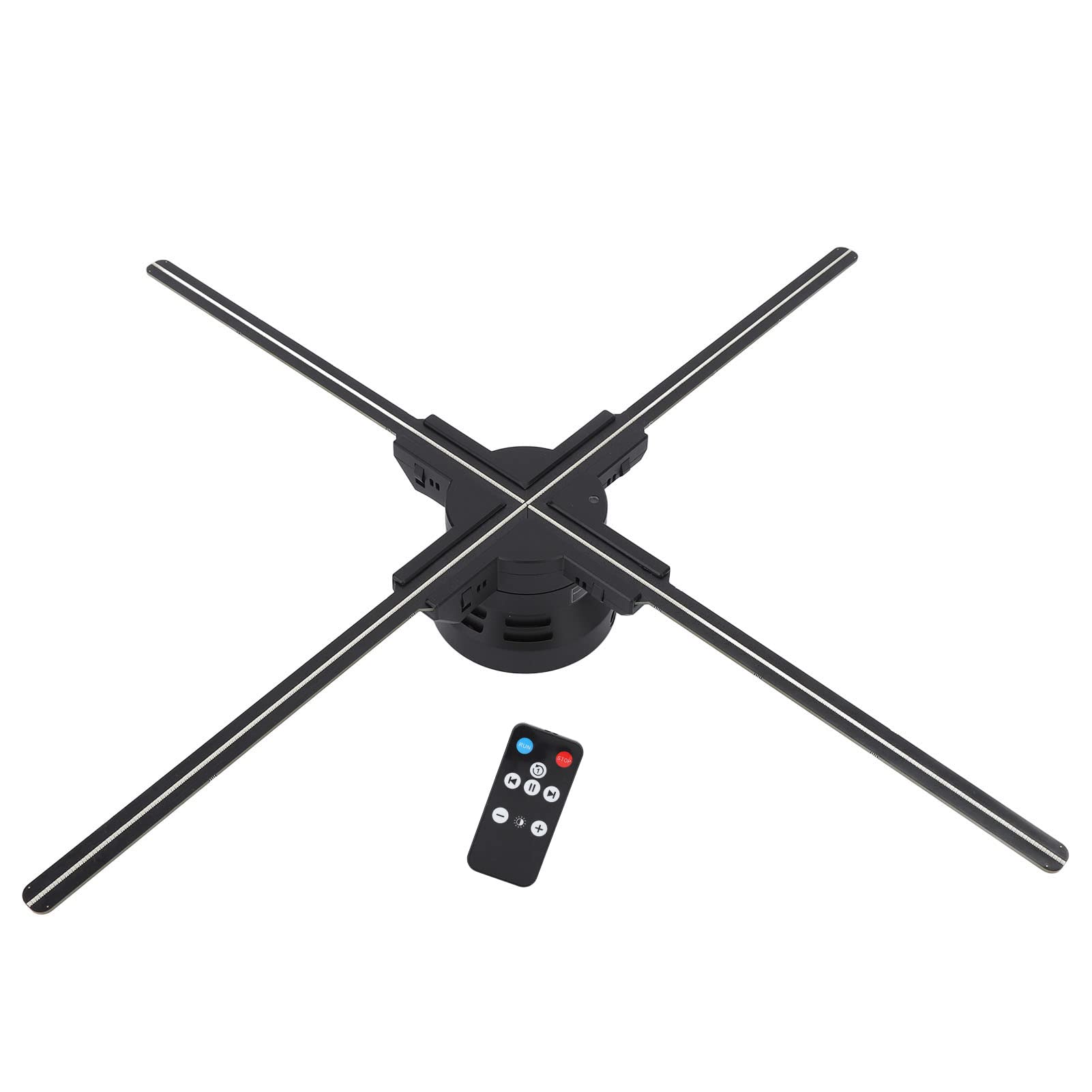 3D Hologram Fan with 672 LEDs - 1600x672P HD Holographic Projector with 8GB Memory Card | Advertising Display LED Fan for Store, Shop, Bar, Casino | Perfect for Christmas, Halloween & Holiday Decorations (US Plug)