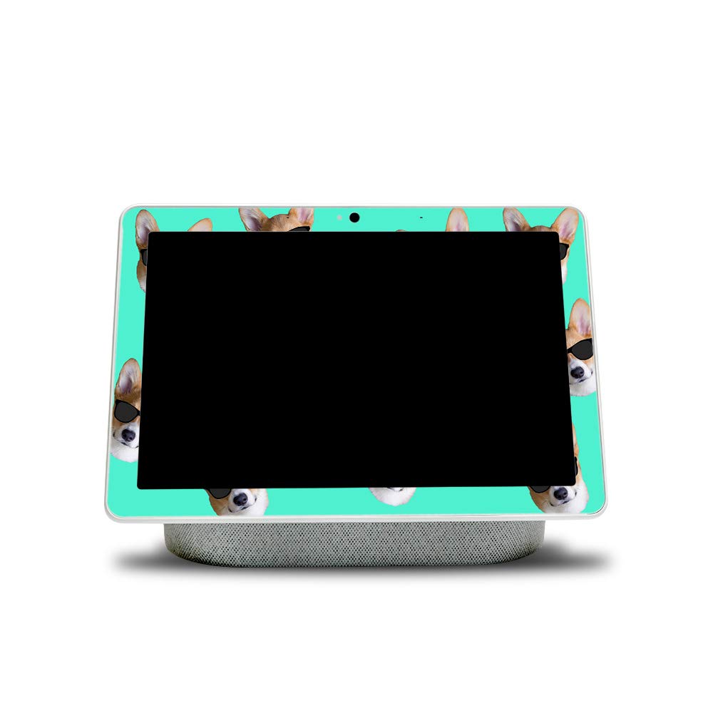 MightySkins Vinyl Decal Wrap Cover for Google Nest Hub Max - Cute Corgi Design | Protective & Durable Skin | Easy to Apply & Remove | Made in USA | Perfect for Home, Office & Kitchen Decor