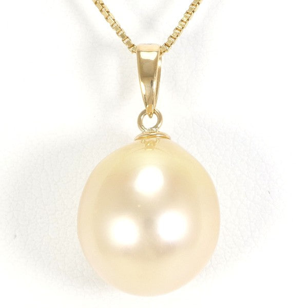 18K Yellow Gold Pearl Necklace for Women - Elegant Bridal Jewelry, Wedding Gift & Anniversary Present - Perfect for Formal Events, Date Nights & Special Occasions