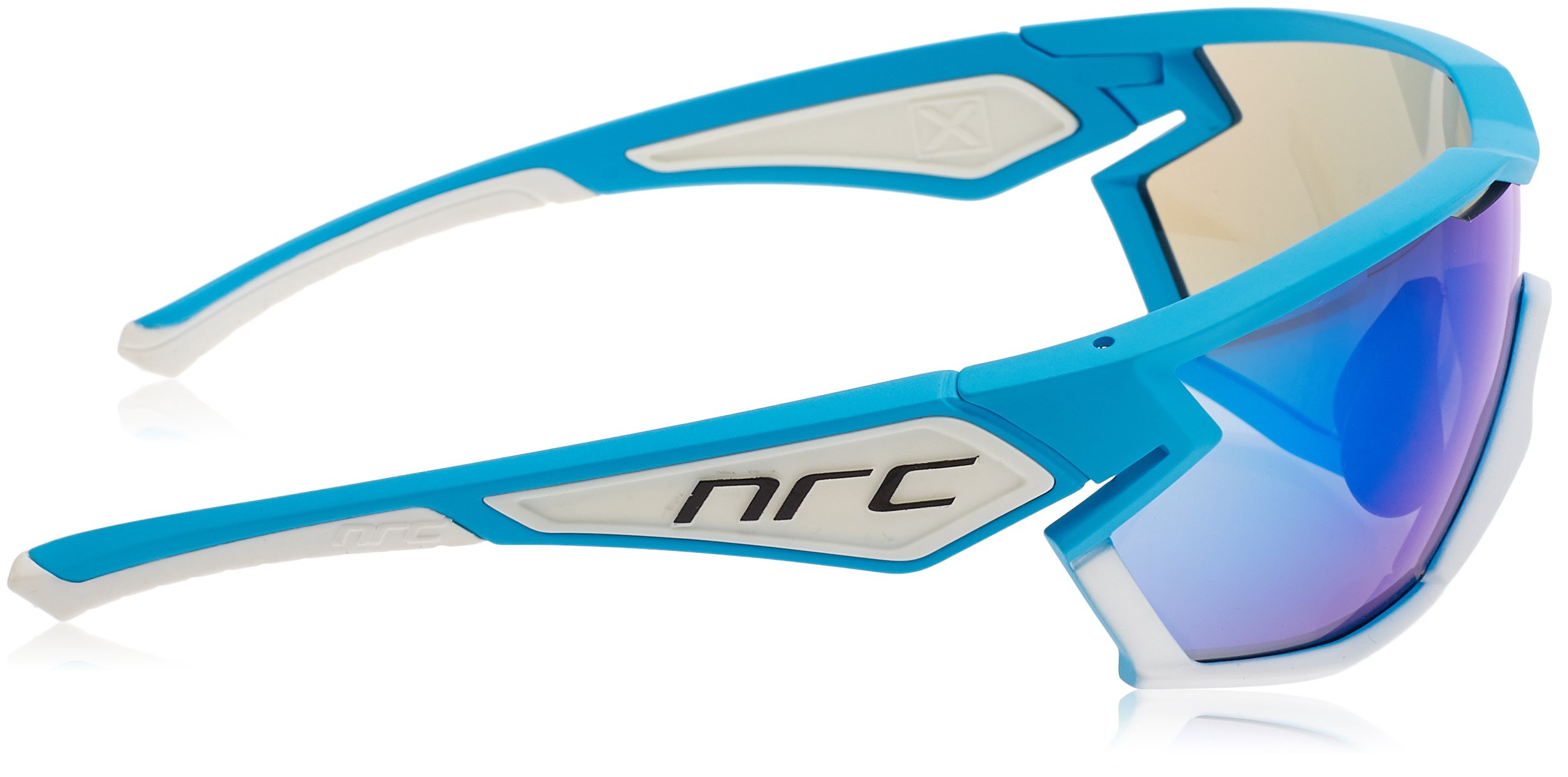 NRC x2 Zoncolan Unisex Blue/White Sunglasses for Men & Women – UV Protection, Lightweight & Stylish – Perfect for Outdoor Sports, Driving & Beach Vacations