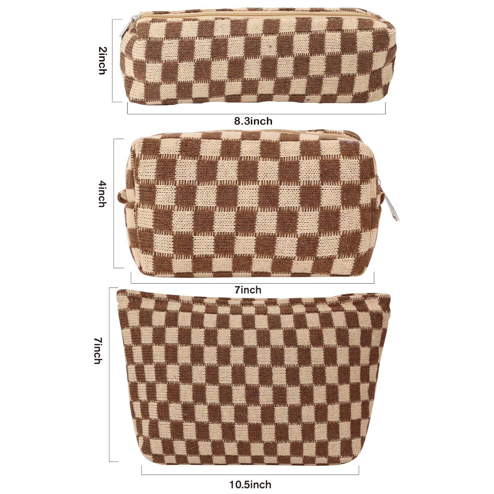 LYDZTION Large Makeup Bag for Women - Waterproof Cosmetic Organizer with Travel Toiletry Bag & Brush Pouch Set (1 Large Cosmetic Case + 1 Pencil Case) - Perfect for Travel, Gym, and Daily Beauty Storage