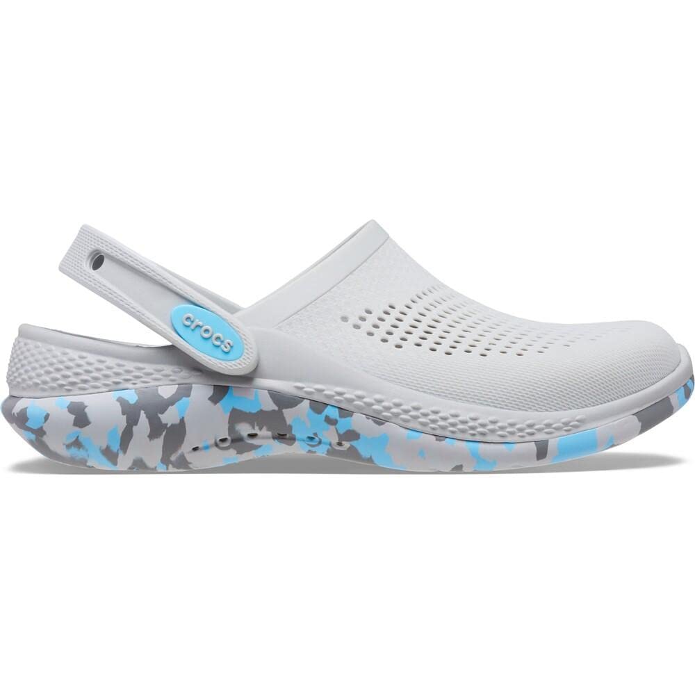 Crocs Unisex LiteRide 360 Marbled Clogs - Comfortable Slip-On Shoes for Men & Women | Perfect for Casual Wear, Beach, Poolside & Indoor Use