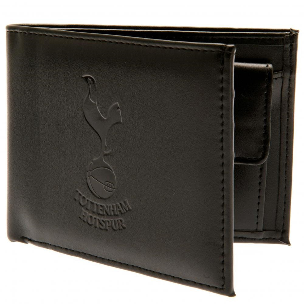 Tottenham Hotspur Genuine Leather Debossed Logo Wallet for Men - Perfect for Football Fans, Gifts & Everyday Use