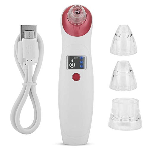 Professional Electric Blackhead Remover Vacuum - Pore Cleaner & Acne Extractor Kit for Facial & Nose - Pink Skin Care Beauty Device for Deep Cleansing & Spa Treatment at Home
