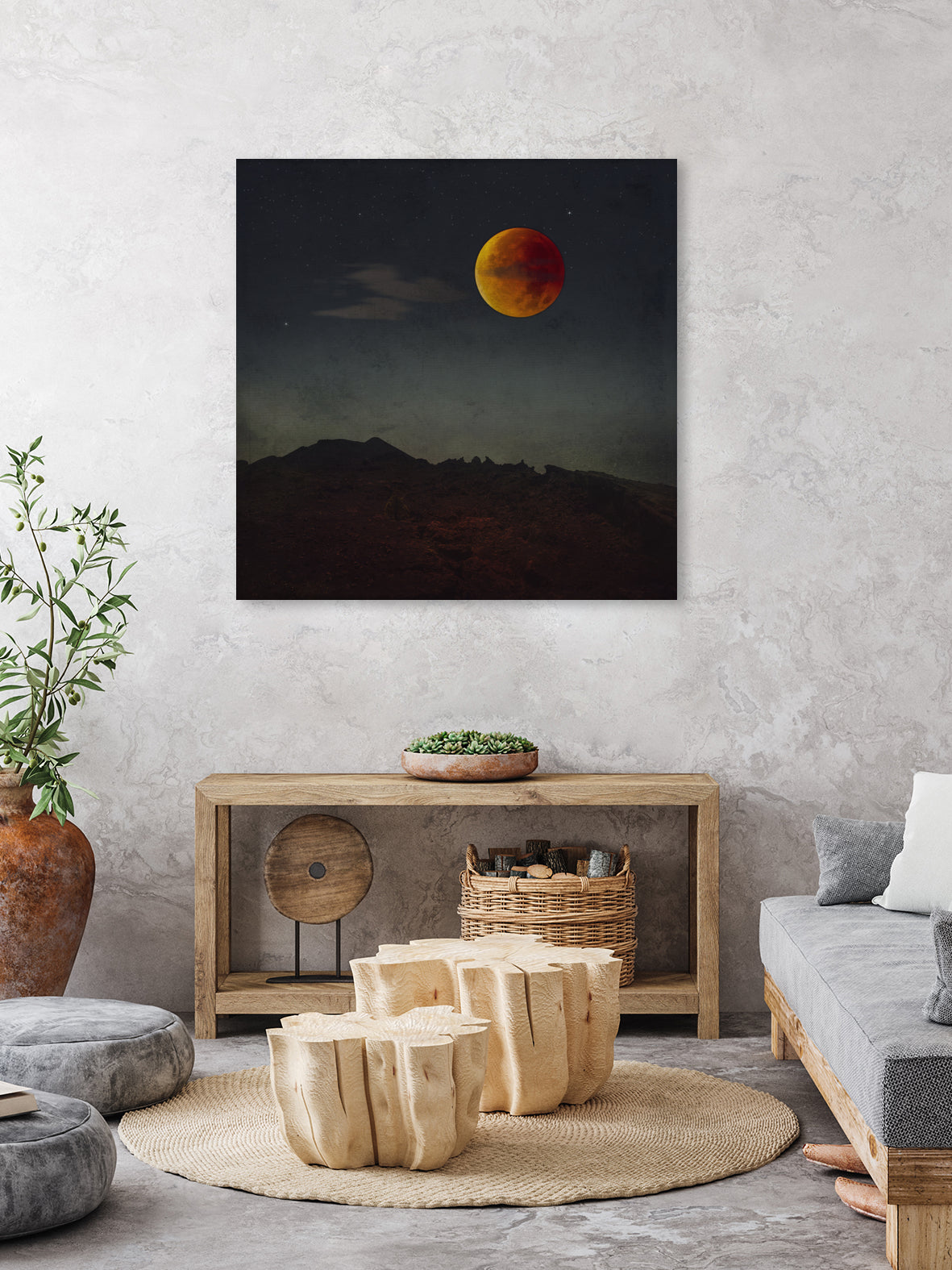 Blood Moon Rising - Stunning Celestial Event Photography & Wall Art for Home Decor, Astronomy Enthusiasts, and Unique Gifts