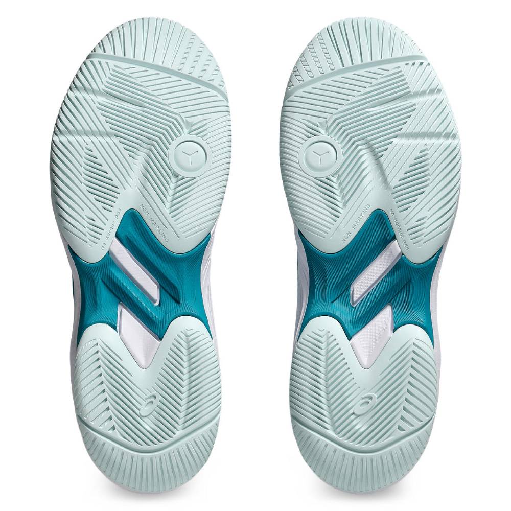ASICS Gel Game 9 Women's Tennis Shoes - Lightweight Court Shoes for Women with Cushioning Support (Teal Blue/White) | Perfect for Competitive Tennis Matches & Casual Court Training