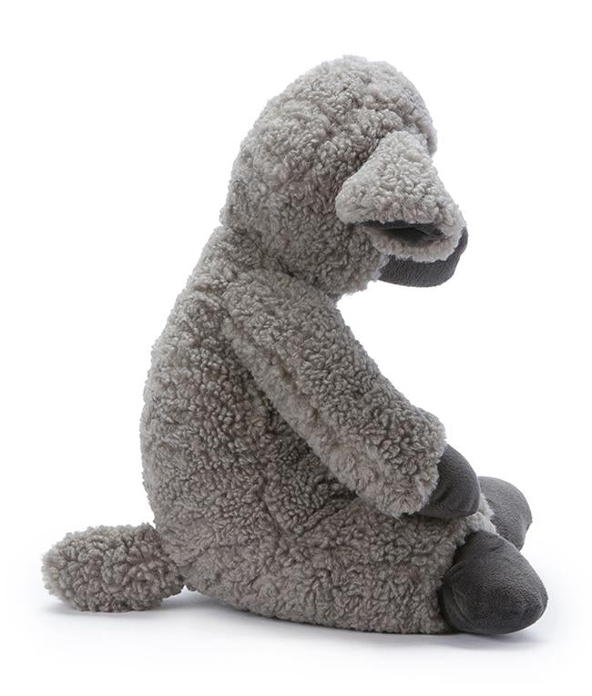 Sammy the Sheep Plush Toy - Soft Black Stuffed Animal for Kids, Perfect for Cuddling, Gifts, and Nursery Decor