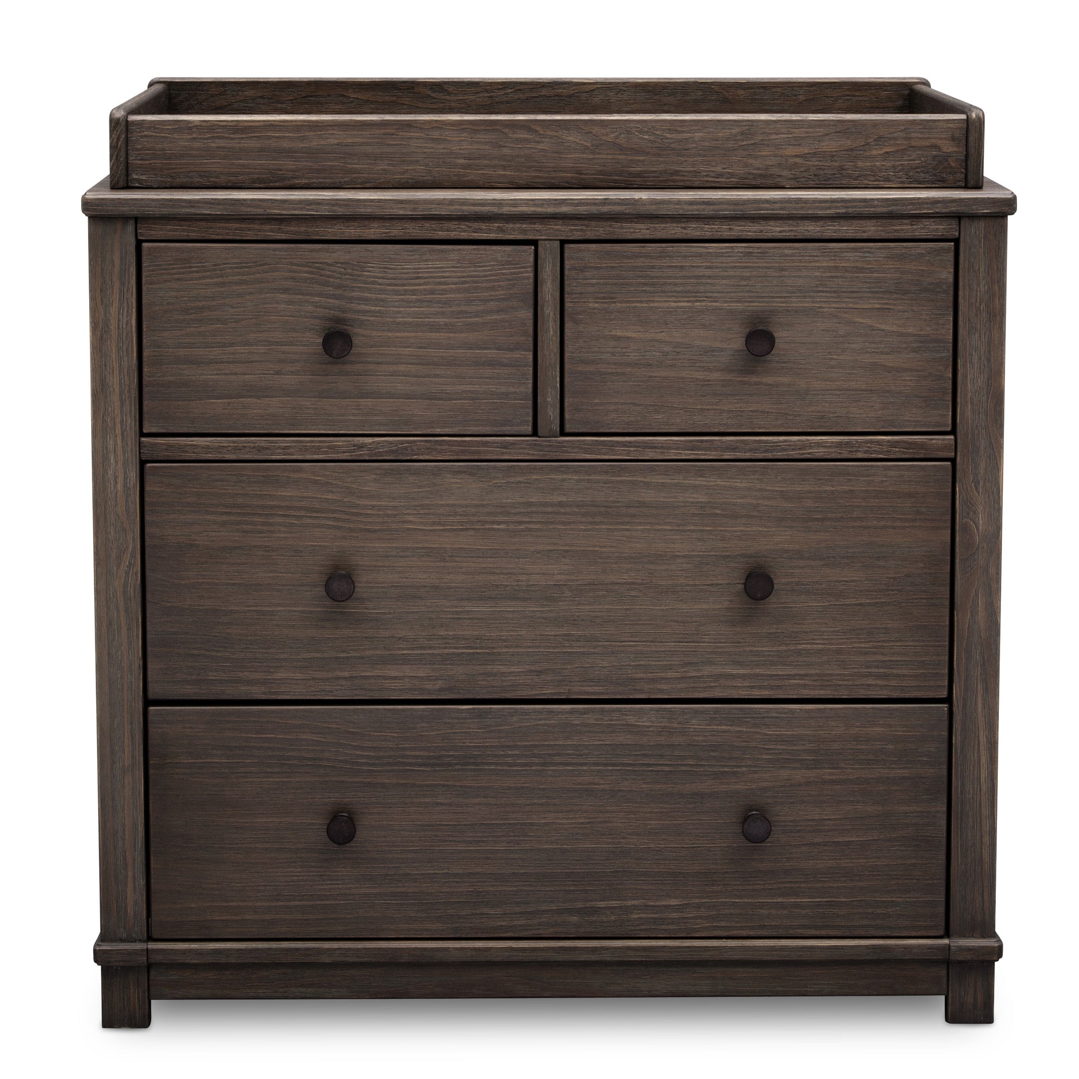 Modern 4-Drawer Baby Dresser with Changing Top & Secure Interlocking Drawers - Perfect for Nursery Organization & Infant Care