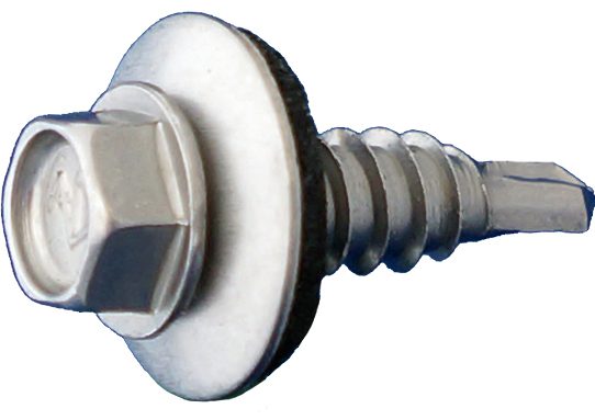 Daggerz 1/4 x 7/8 Inch Self-Drilling Screws with Bonded Washer - 2500 Pack - Perfect for Metal Roofing, HVAC, and Construction Projects