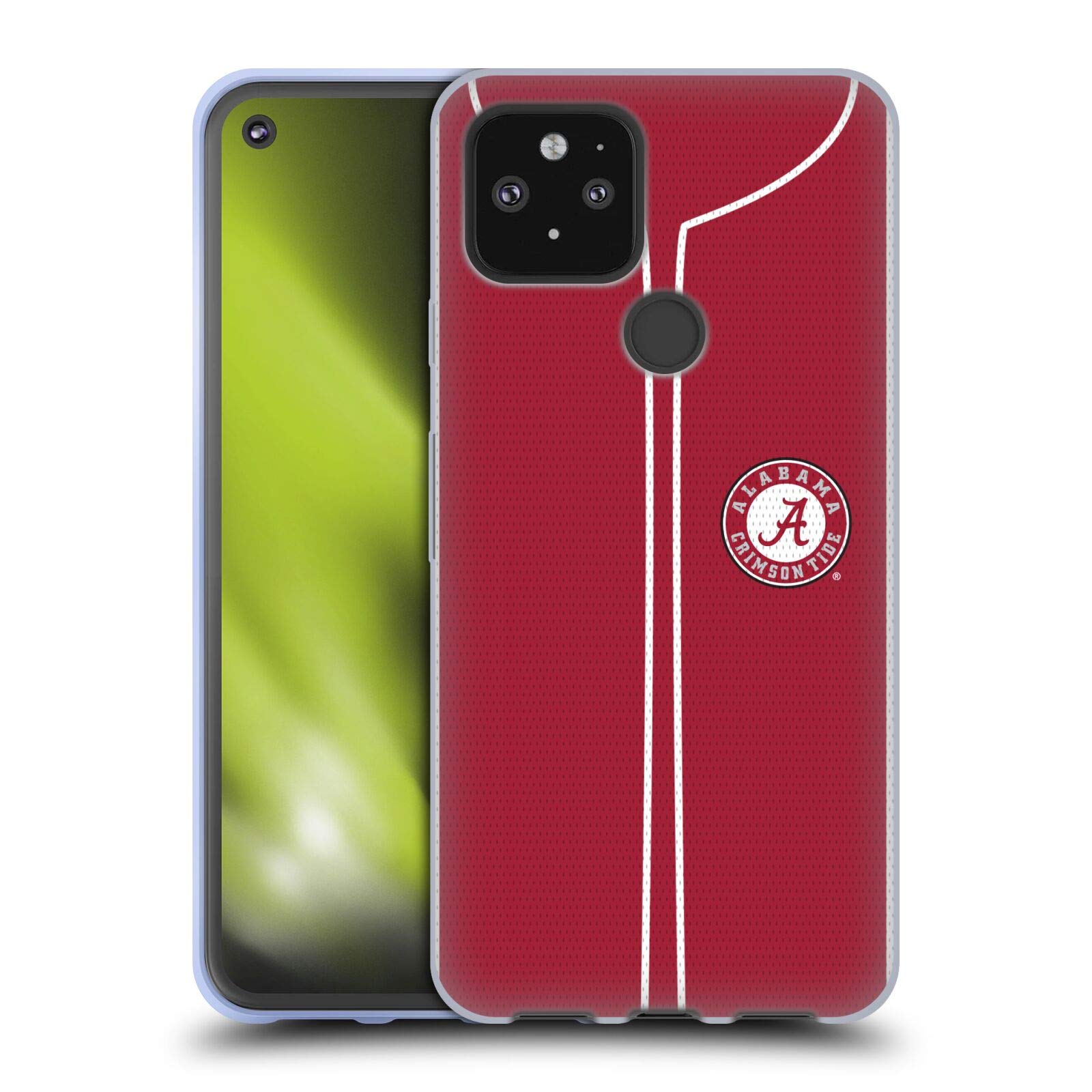 Alabama UA Baseball Jersey Case for Google Pixel 5 5G - Officially Licensed Soft Gel Cover for School Pride
