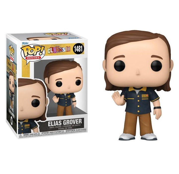 Clerks III Elias Grover Pop! Vinyl Figure #1481 - Funko Collectible for Movie Fans & Office Decor