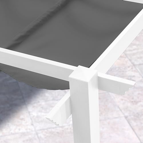 White Frame & Gray Canopy