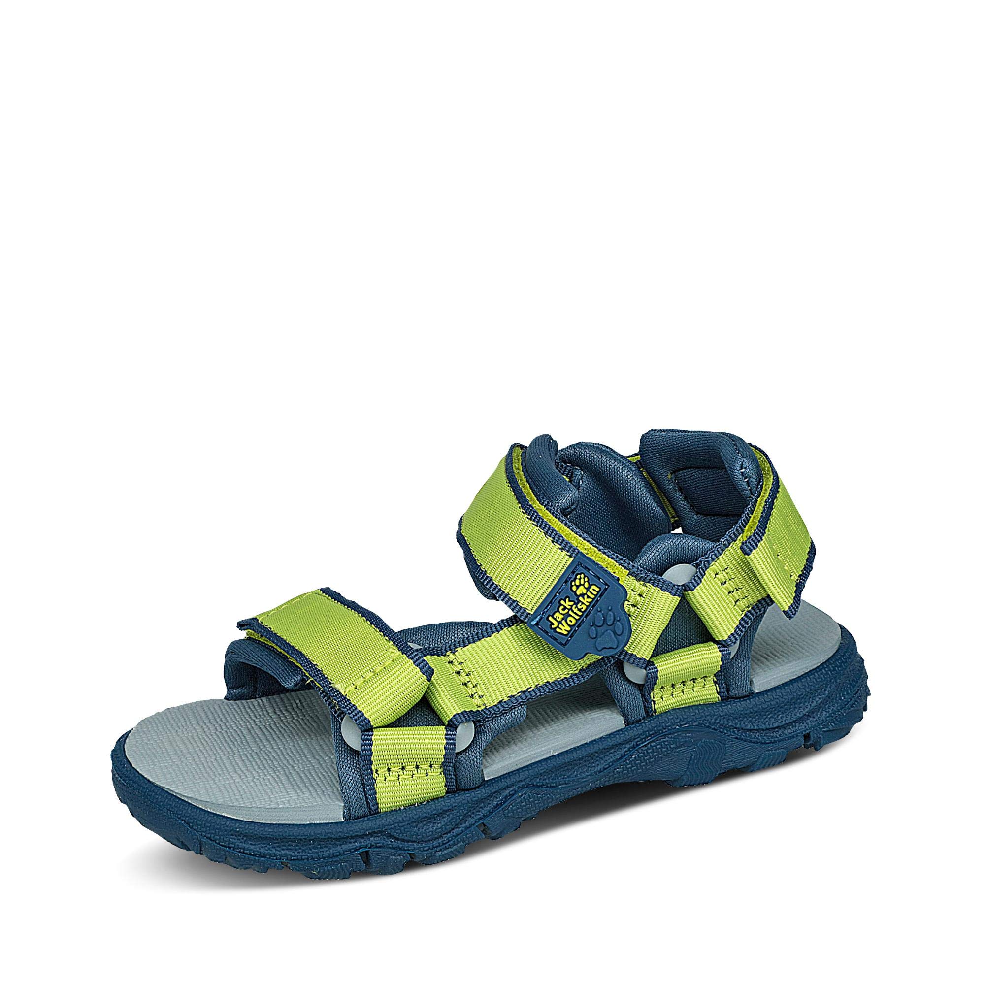 Jack Wolfskin Unisex-Child Seven Seas 3 K Sandal - Waterproof Hiking Sandals for Kids, Outdoor Adventure & Beach Walking - Perfect for Camping, Travel and Summer Activities