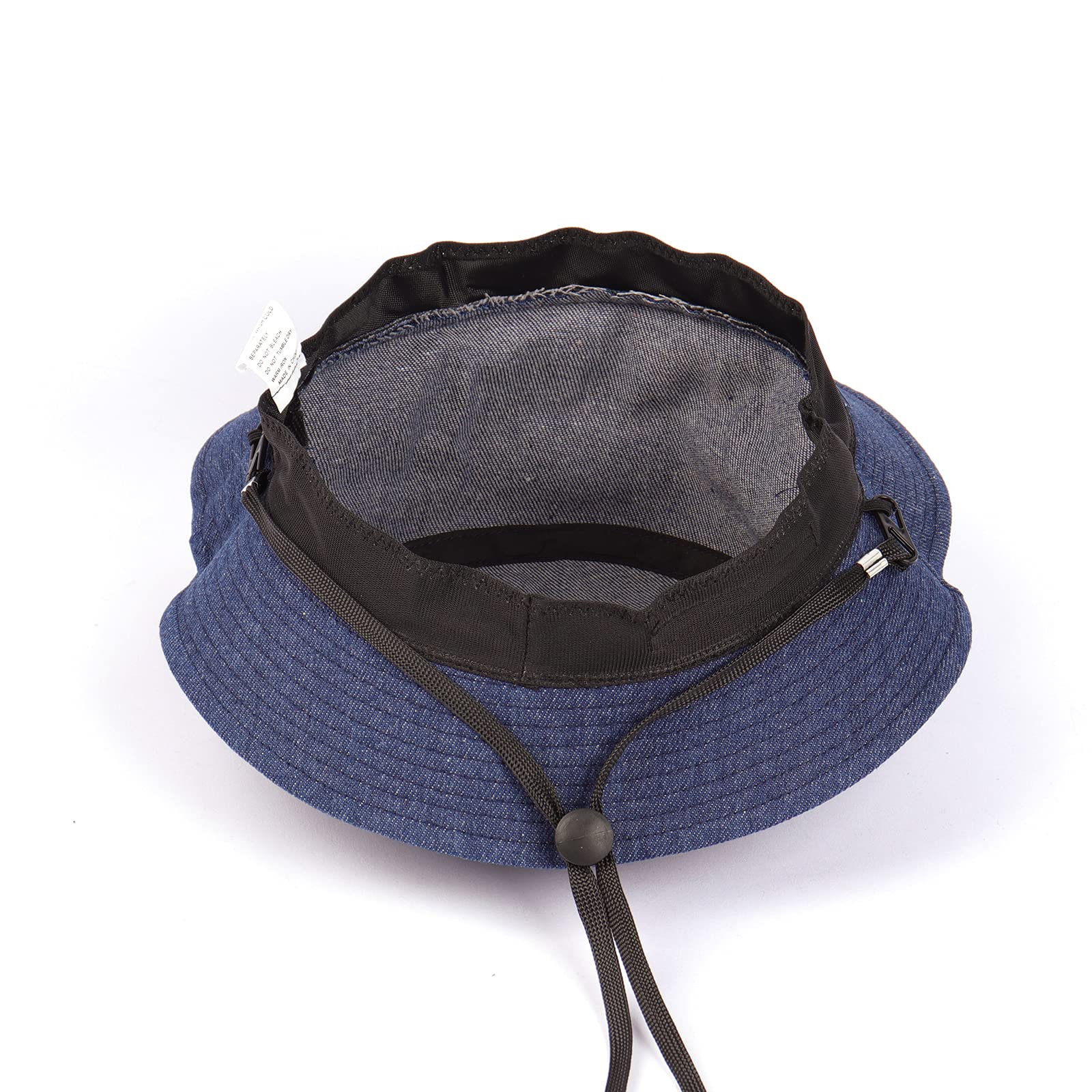 Zylioo XX-Large Denim Bucket Sun Hat for Women - Oversized Packable Fisherman Hat with Adjustable Drawstring, Foldable Jean Summer Beach Hat - Perfect for Travel, Vacation, and Outdoor Activities