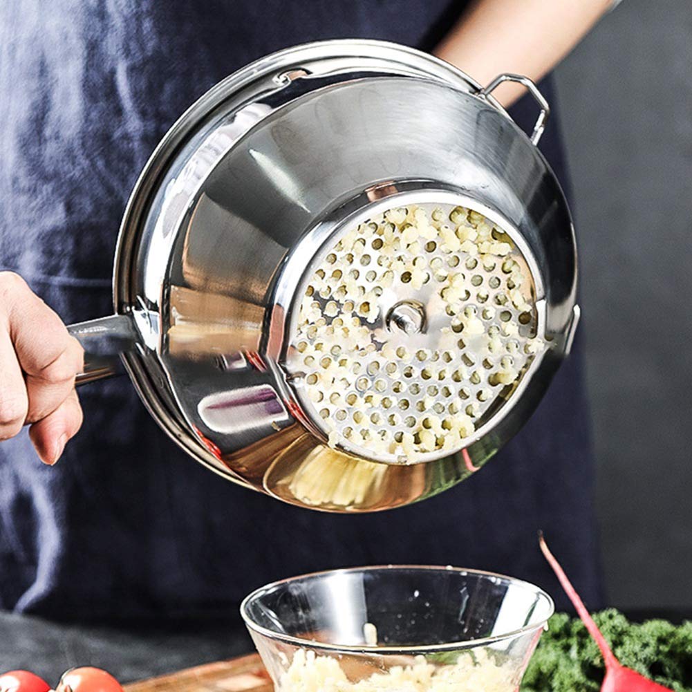 Premium Stainless Steel Food Mill - Heavy Duty Rotary Food Grinder for Purees, Sauces & Baby Food | Perfect for Tomatoes, Mashed Potatoes & Homemade Jams | Kitchen Essential for Canning & Cooking