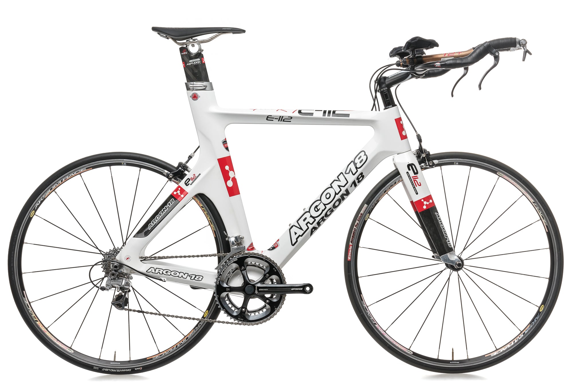 Argon 18 E-112 Large Road Bike 2009 Model - Lightweight Carbon Frame for Racing & Endurance Cycling