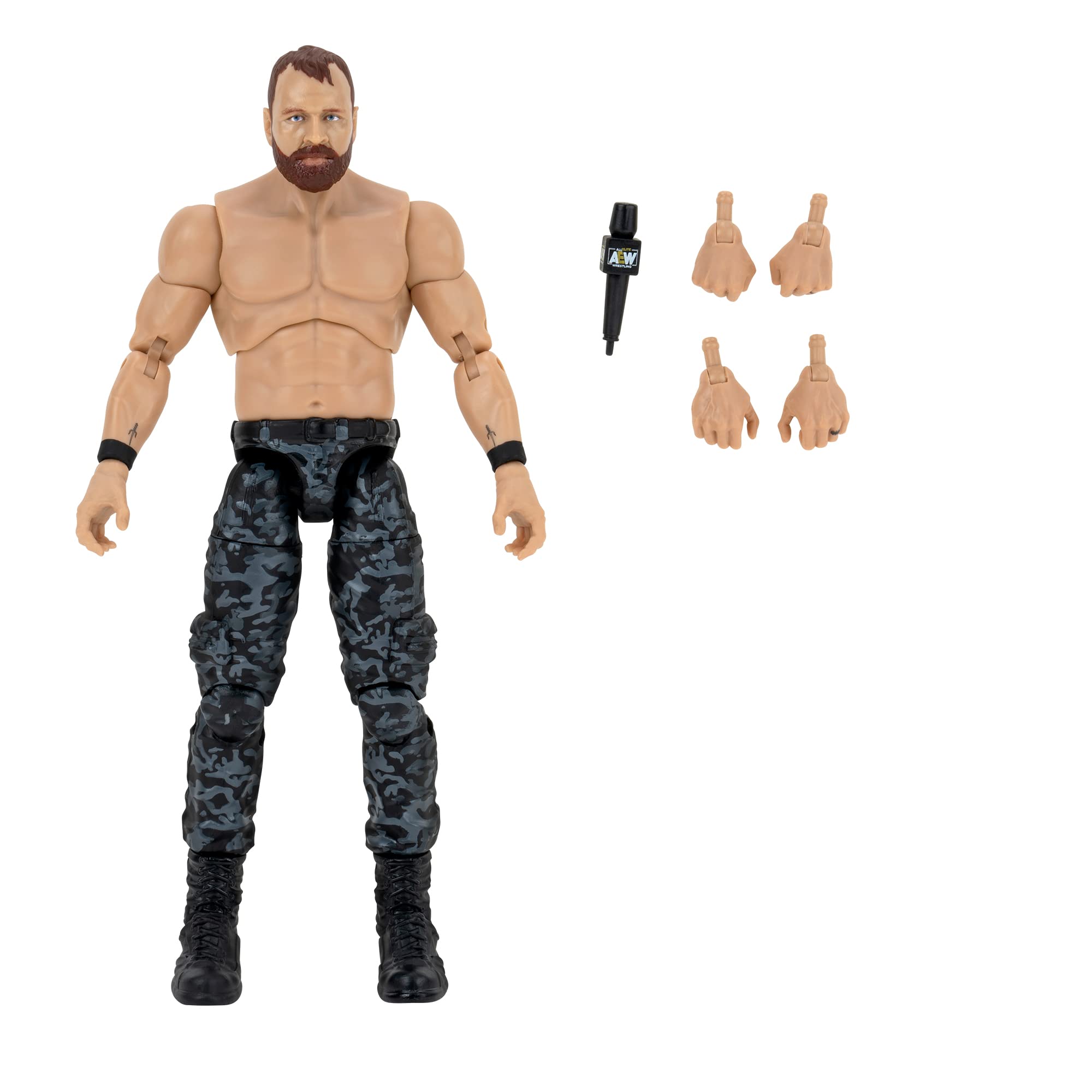 All Elite Wrestling Unrivaled Jon Moxley & Bryan Danielson 6-Inch Action Figure 2-Pack with Microphones & Hand Accessories - Amazon Exclusive Collectible for AEW Fans & Wrestling Enthusiasts - Perfect for Display, Gifts, and Role-Playing Battles