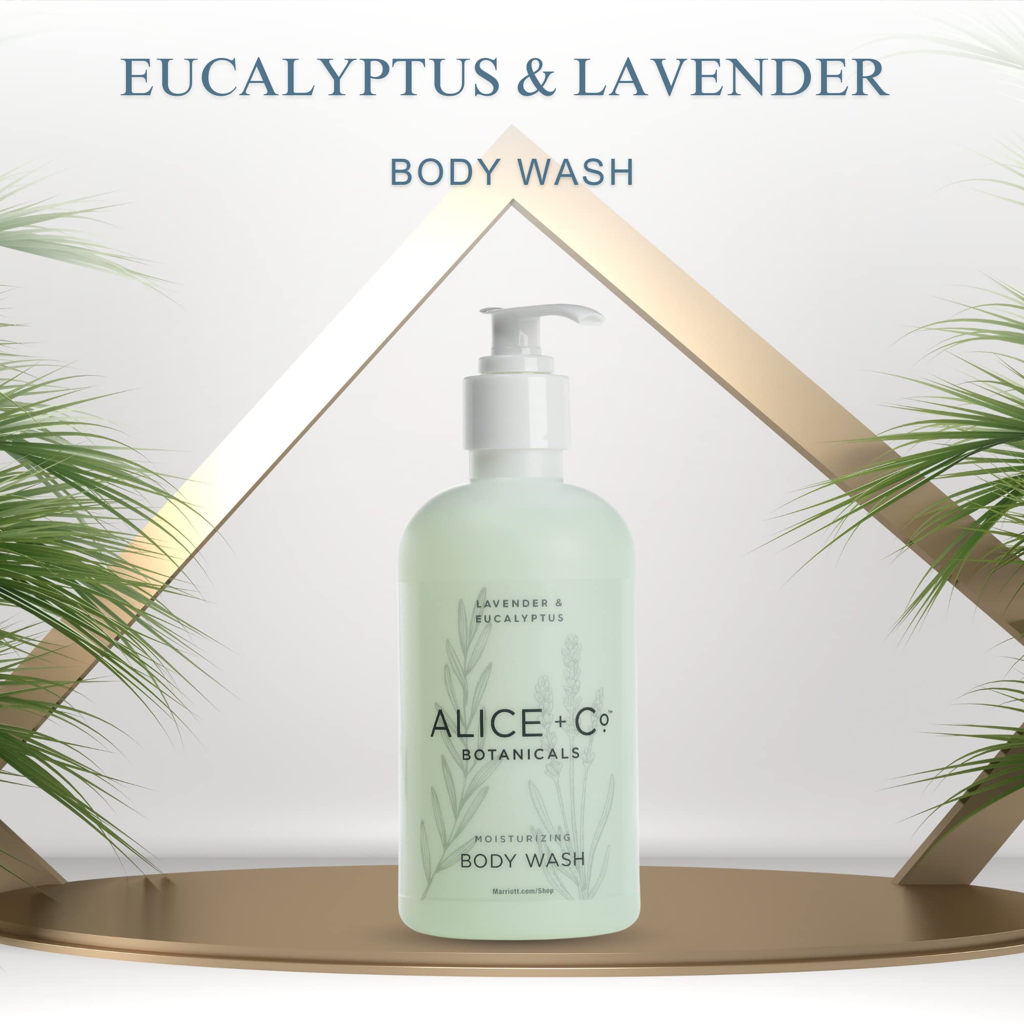 Fairfield by Marriott Lavender & Eucalyptus Body Wash - 8.5 oz Hotel Bath Amenities for TownePlace & SpringHill - Relaxing Shower Gel for Travel & Home Use