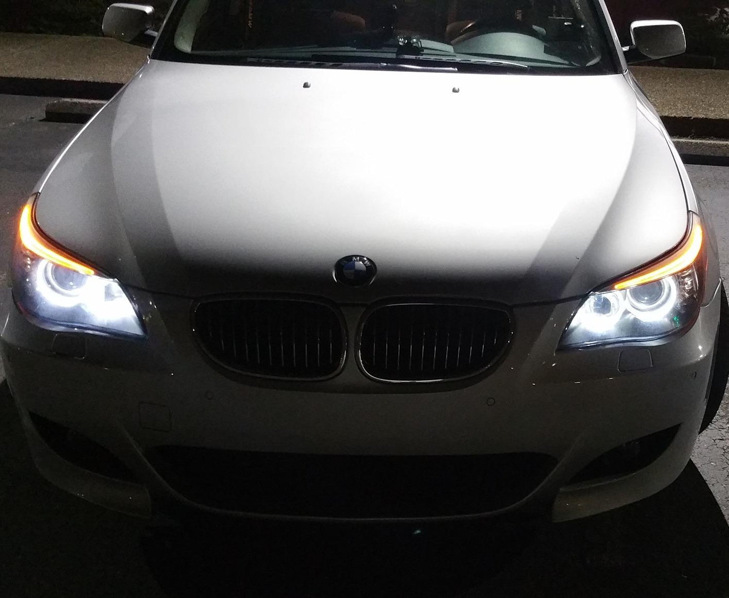20W CREE LED BMW Angel Eyes Halo Ring Bulbs - Compatible with BMW E60 E61 LCI Halogen Trim - Upgrade Headlight Rings for Enhanced Night Driving & Custom Styling