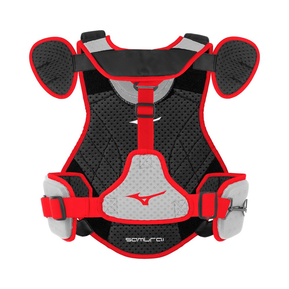 Mizuno Samurai Baseball Chest Protector - Youth & Adult Catcher Gear for Baseball & Softball - Lightweight & Durable Protection for Training & Games