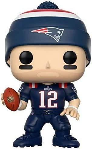 Funko POP NFL: Tom Brady (Patriots Color Rush) Vinyl Figure - Collectible Sports Memorabilia for Football Fans, Home & Office Decor