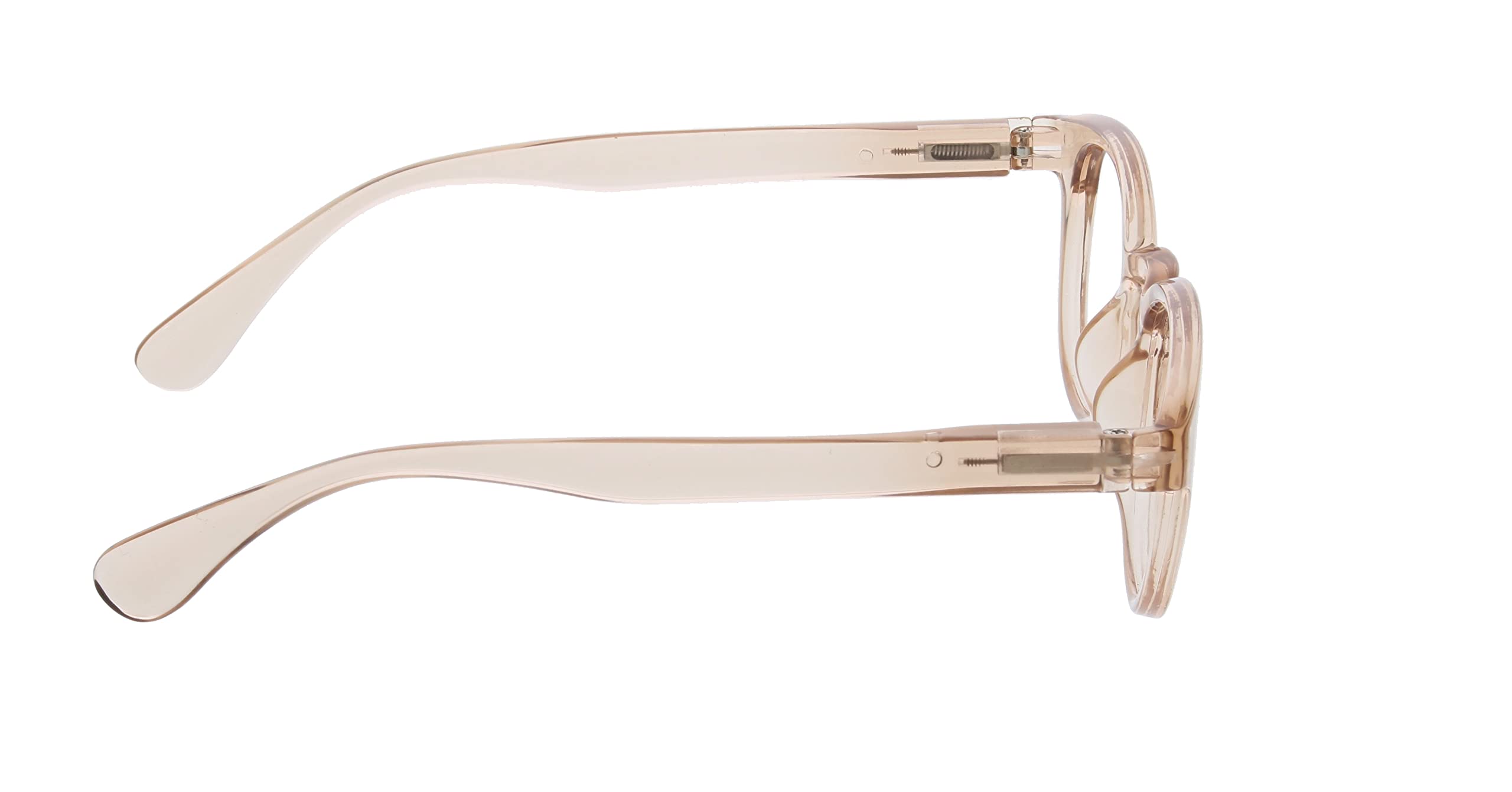 PeeperSpecs Smith Round Blue Light Blocking Reading Glasses +1.50 to +3.00 - Tan Tortoise Frame for Computer & Digital Eye Strain Relief - Perfect for Office Work, Reading & Screen Time