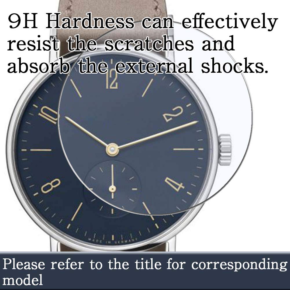 3 Pack Tempered Glass Screen Protector for Smart Watch Q8L 1.09