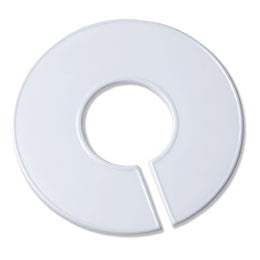 White Round Blank Size Dividers - 12 Pack Plastic Index Tabs for Organizing Files, Folders & Binders | Perfect for Office, School & Home Organization