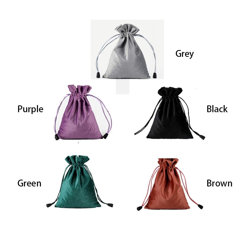 Luxury Velvet Drawstring Jewelry Bags - Soft Exquisite Pouches for Jewelry Storage, Gift Wrapping, Candy Favors (10x15cm, Black) | Perfect for Christmas, Weddings, Birthday Parties & Special Occasions