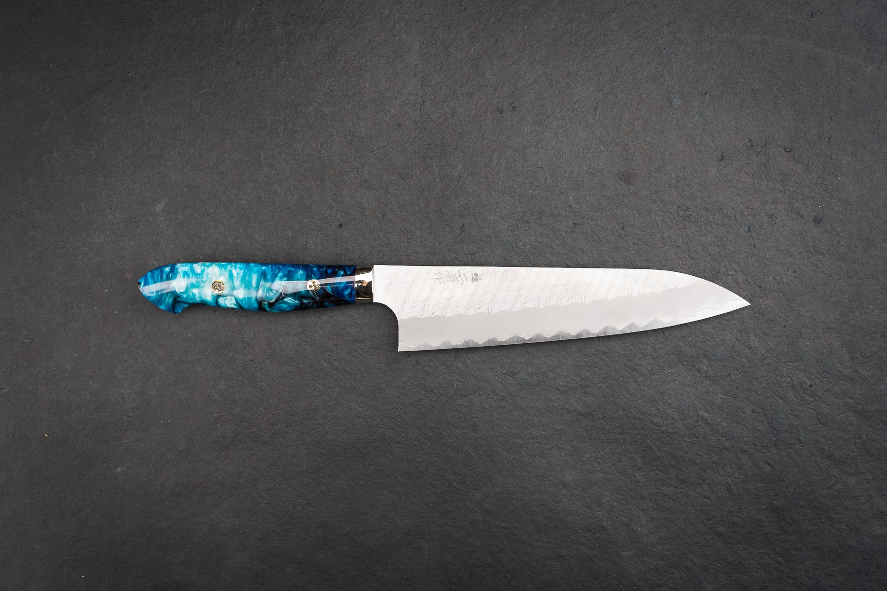 Nigara SG2 Migaki Tsuchime 210mm Japanese Gyuto Chef Knife - Premium Stainless Steel Kitchen Knife for Professional Chefs & Home Cooking, Perfect for Slicing, Dicing & Chopping Vegetables, Meat & Fish