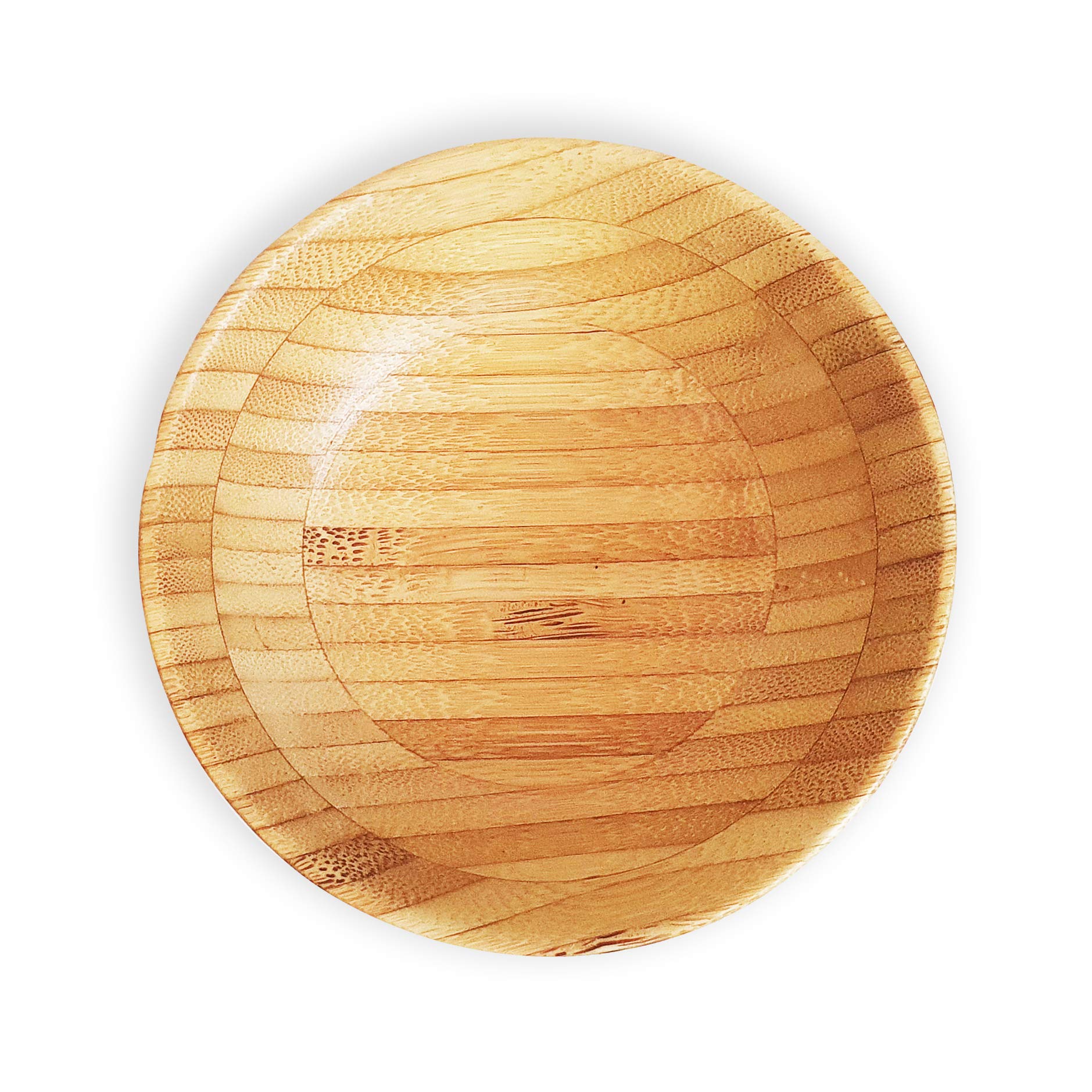 Eco-Friendly Bamboo Side Dish Bowls (4-Pack) - Natural Biodegradable Tableware for Fruit, Baby Food, Snacks & Appetizers - Sustainable Handmade Kitchen Gift - Perfect for Green Living, Picnics & Zero-Waste Homes