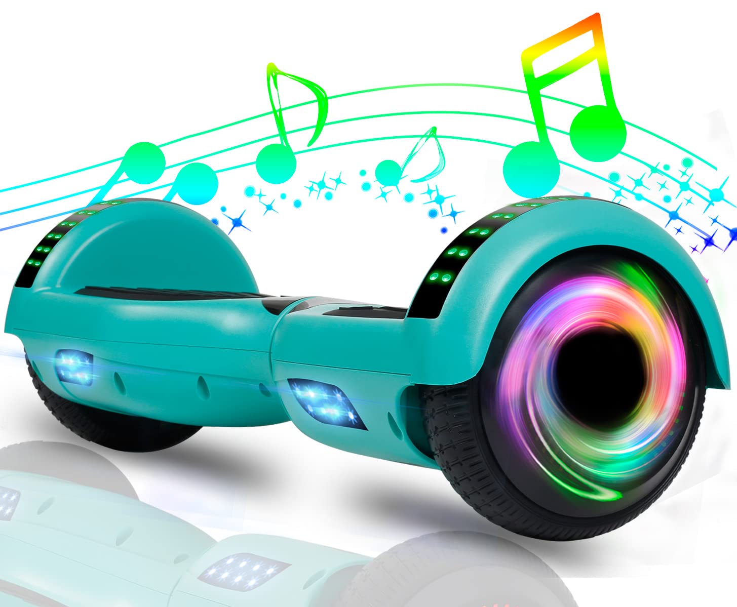 Premium CBD Scooter with Colorful LED Lights - 6.5
