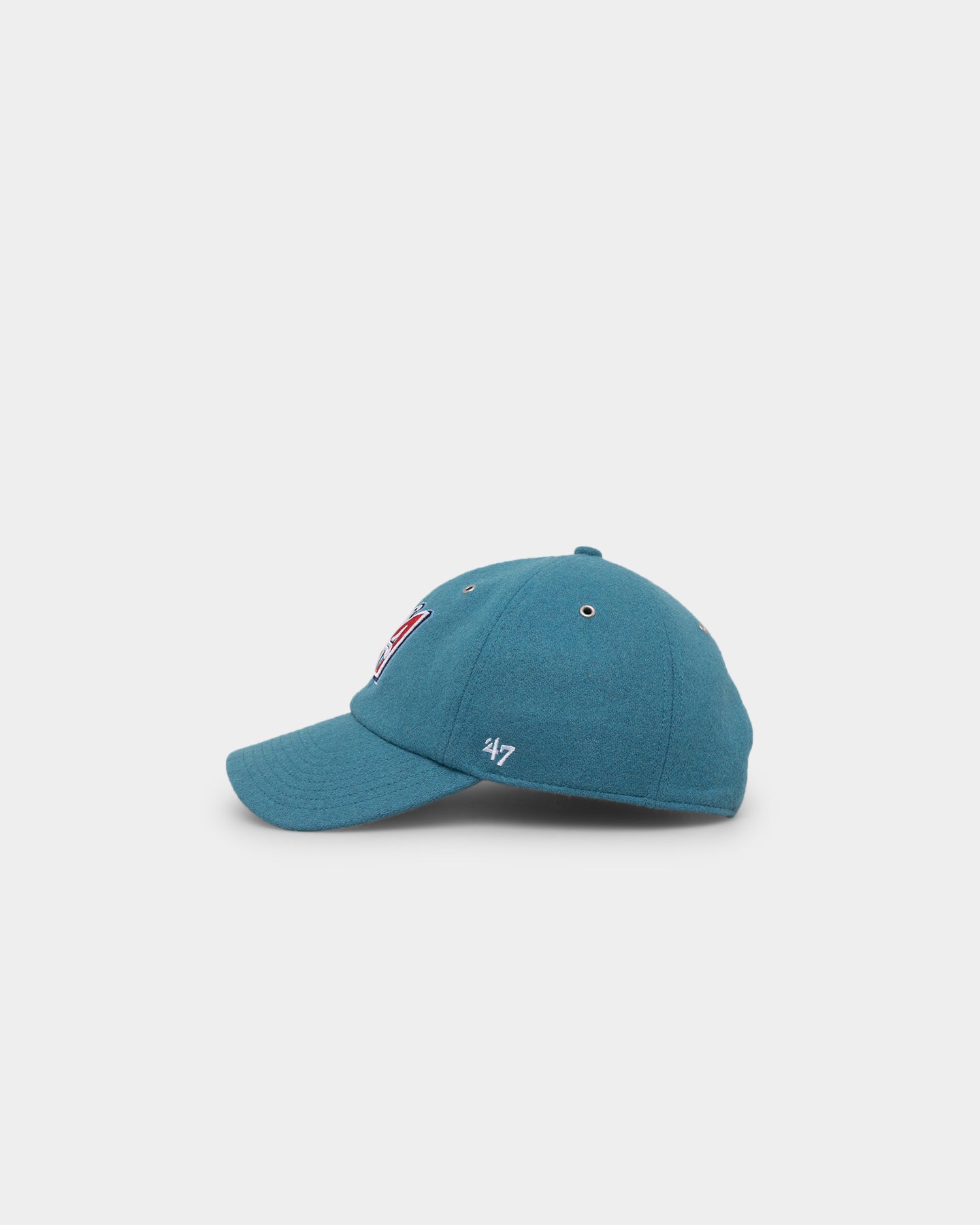 47 Brand Los Angeles Angels Wooly '47 Clean Up Strapback Columbia - Adjustable Baseball Cap for Men & Women - Perfect for Sports, Casual Wear & Fan Gear