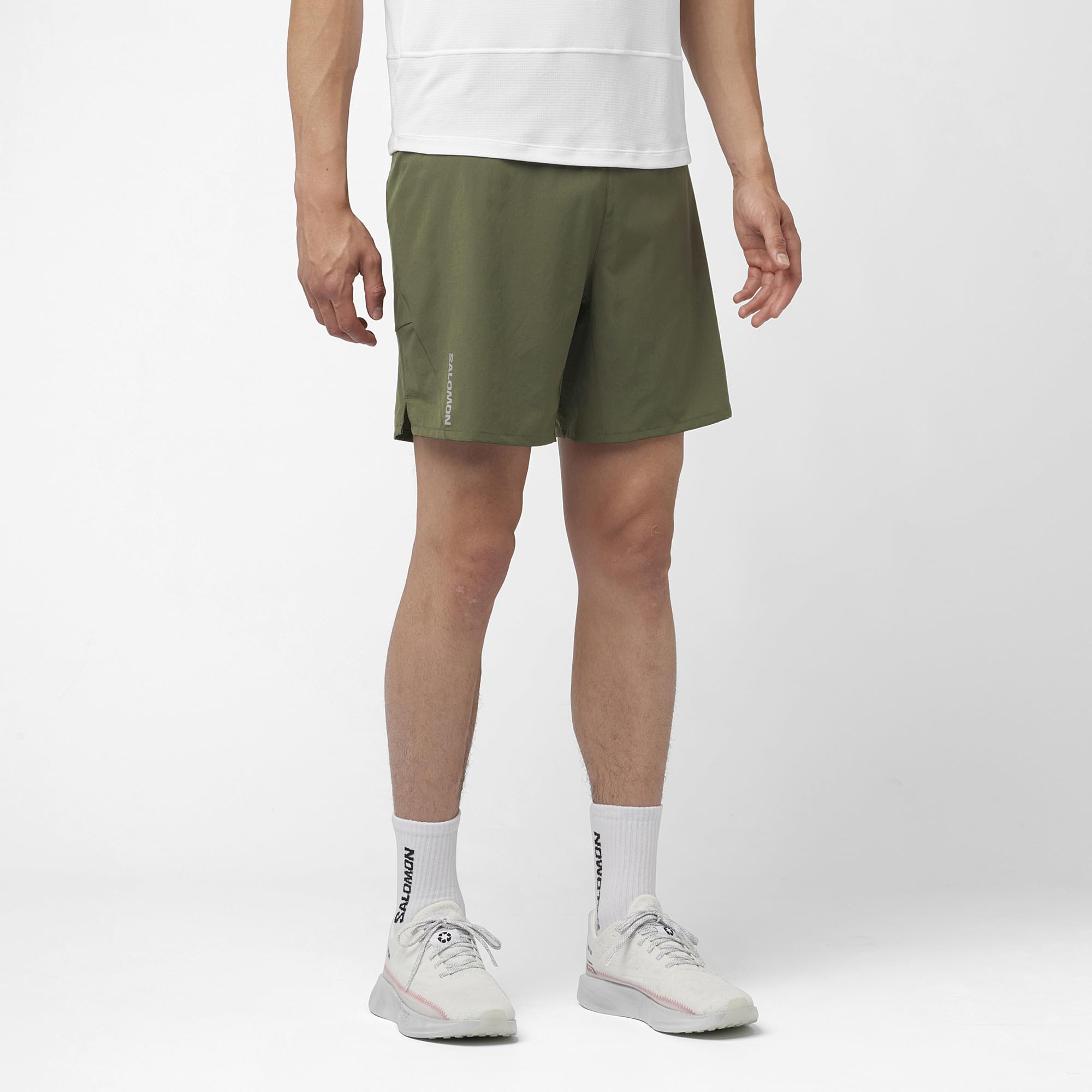 Salomon Men's Running Shorts - Lightweight, Quick-Dry & Breathable for Outdoor Workouts, Hiking & Gym Training