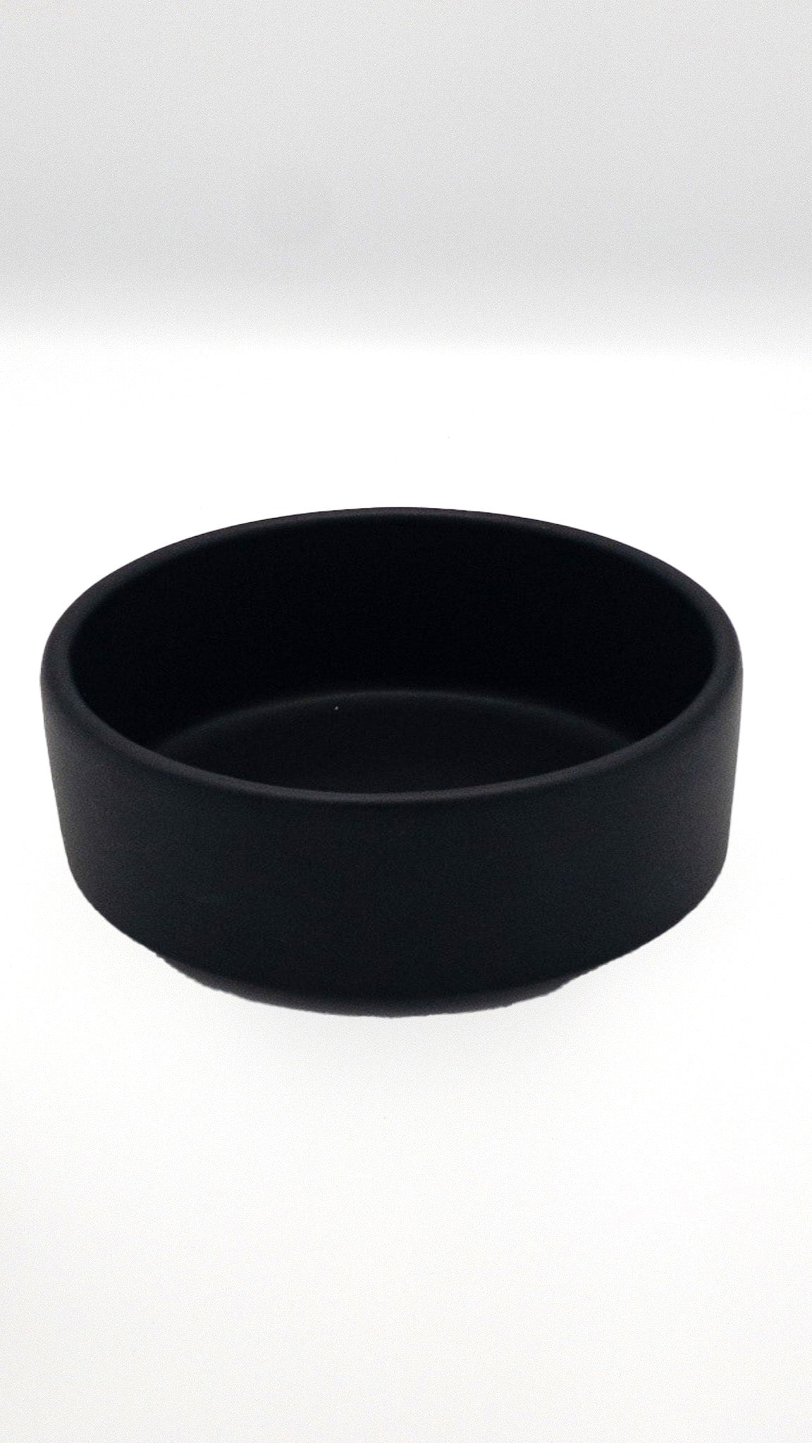 Modern American Entree Bowl Set of 4 - Matte Black Dinnerware for Home, Restaurant & Party Serving - Durable Ceramic Bowls for Soup, Salad, Pasta & Desserts