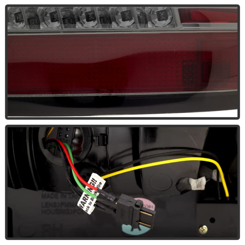 Spyder Auto 5007179 LED Tail Lights Chrome/Smoked - High-Performance Aftermarket Brake Lights for Trucks, SUVs & Jeeps