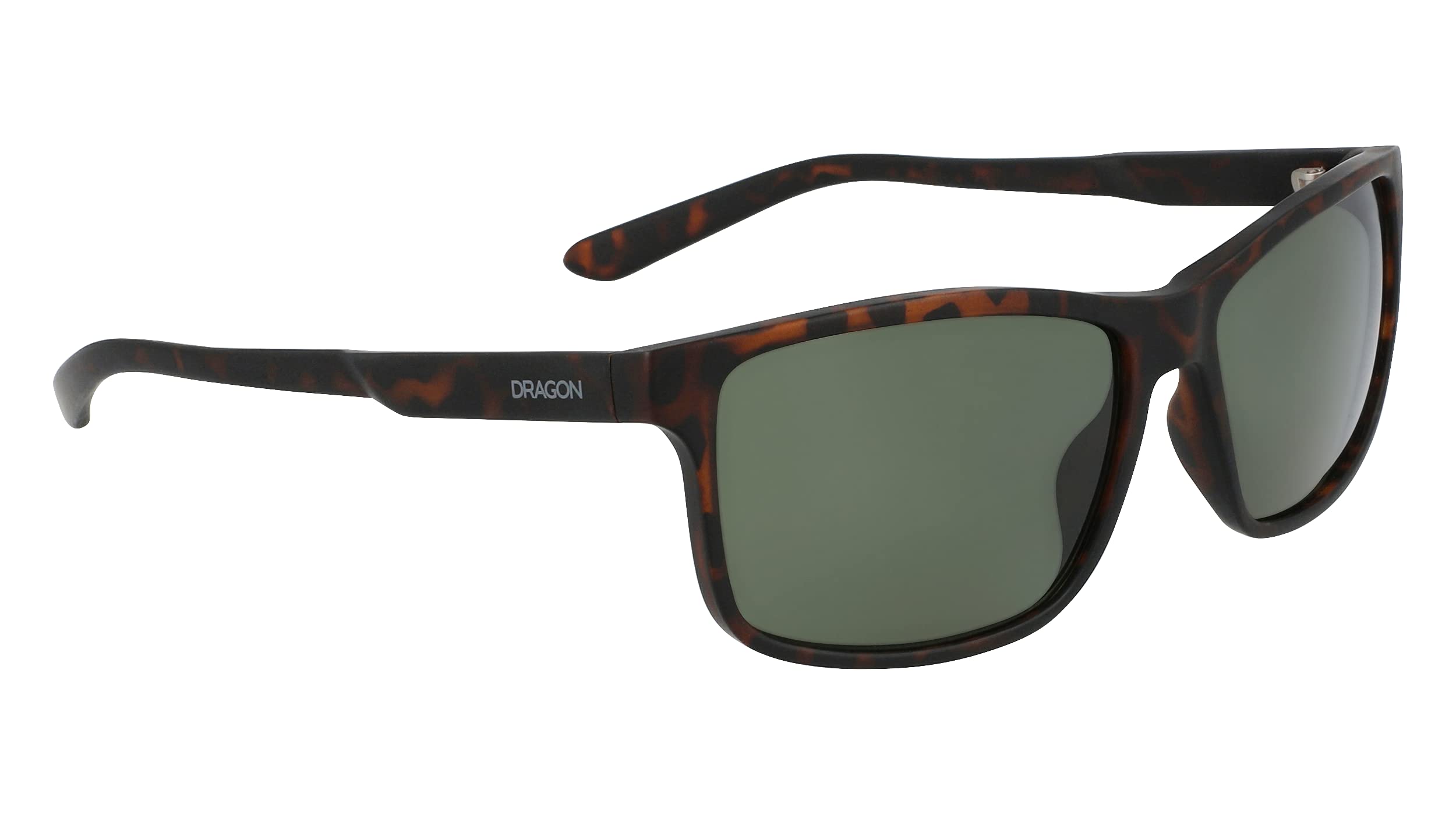 Eco-Friendly Dragon Men's Recycled Rectangular Sunglasses - UV Protection, Polarized Lenses for Outdoor Activities, Driving & Beach Wear