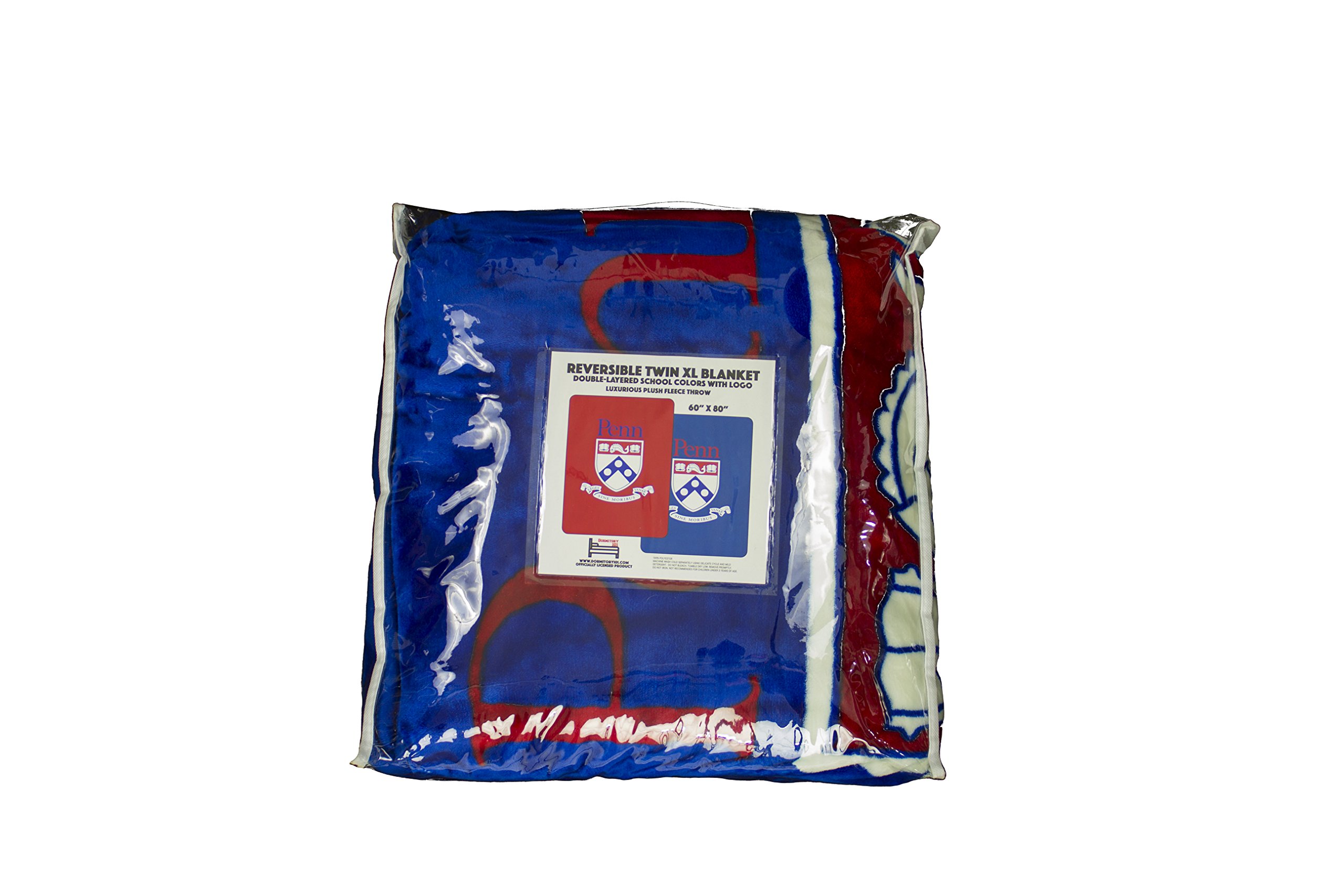 University of Pennsylvania Premium Plush Fleece Blanket - Extra Large 60x80 Inches, Soft & Cozy for Queen/Twin XL Beds | Perfect College Dorm Gift, Home Decor & Winter Warmth