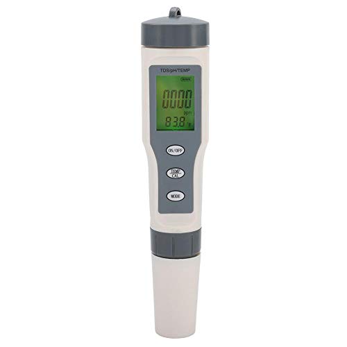 3 in 1 Digital Water Meter - Portable TDS PH Temperature Tester for Drinking Water, Aquariums & Pools | Water Quality Test Pen for Home, Lab & Outdoor Use