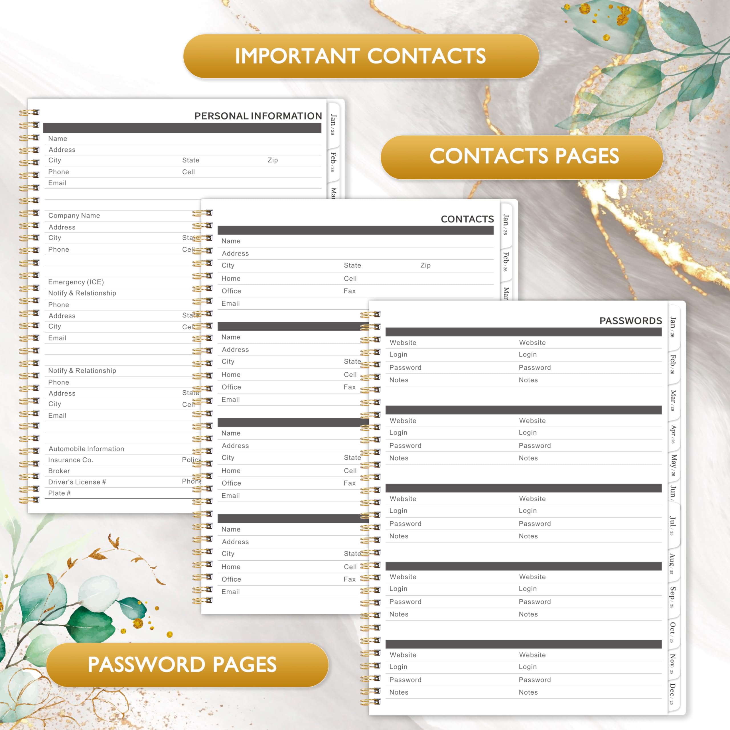 2025-2026 Monthly Planner | 2 Year Academic Planner (July 2025 - June 2027) | 9