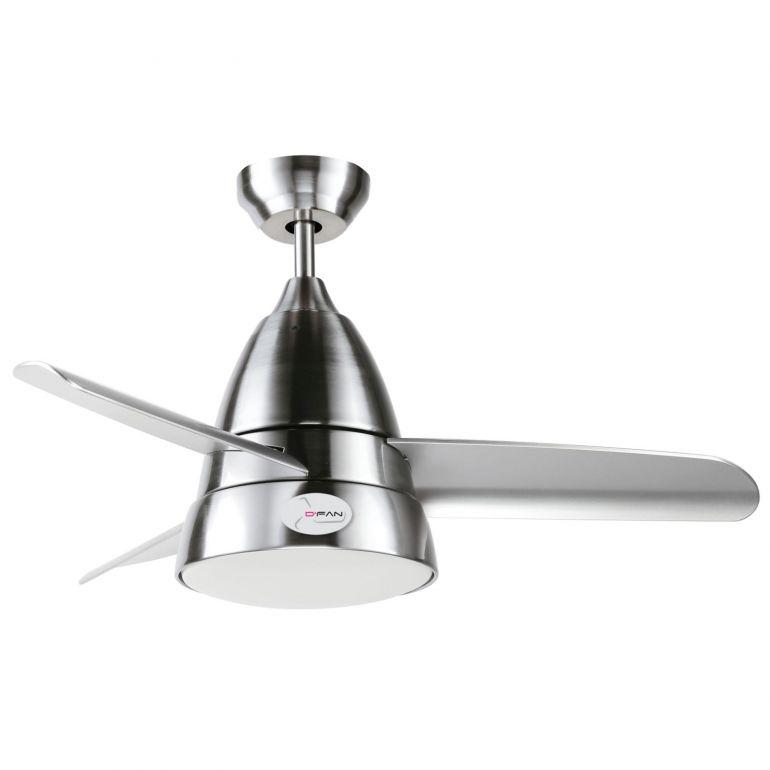 D'Fan 5013S 36 Inch Indoor Ceiling Fan with Remote Control - Perfect for Bedroom, Living Room, and Office Spaces